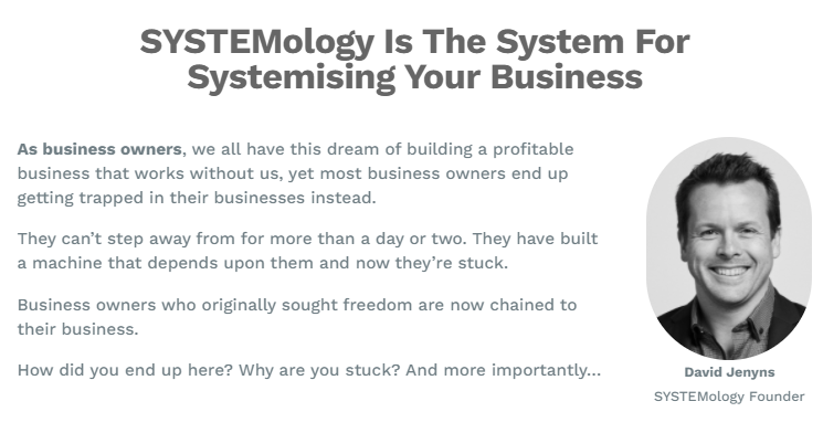 David Jenyns – SYSTEMology - Trades Mint