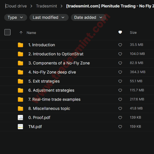 Plenitude Trading - No Fly Zone Course - Image 2