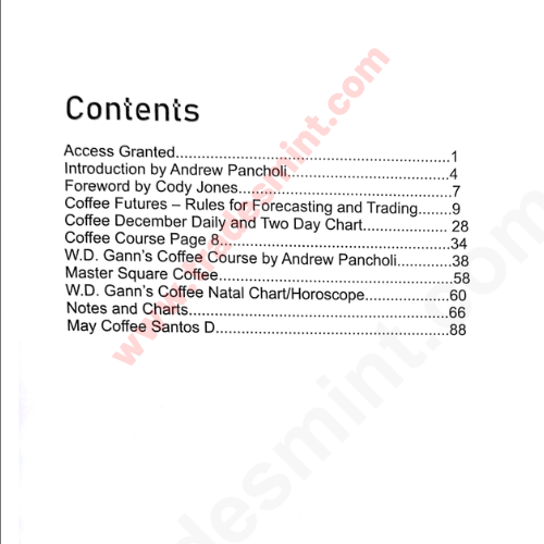 W.D. Gann - The Lost Coffee Courses - Image 2